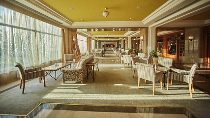 Image showing Hotel lobby interior