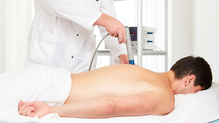 Image showing Shock wave therapy. The magnetic field, rehabilitation.