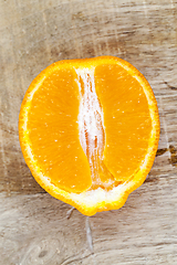 Image showing half-cut orange