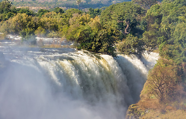 Image showing The Victoria falls, Zimbabwe, Africa