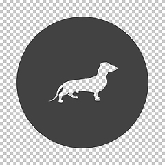 Image showing Dachshund dog icon