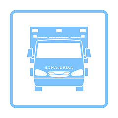 Image showing Ambulance Icon Front View