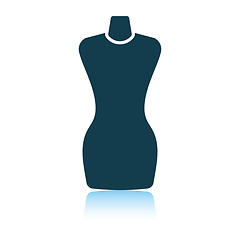 Image showing Tailor mannequin icon