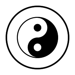 Image showing Yin And Yang Icon