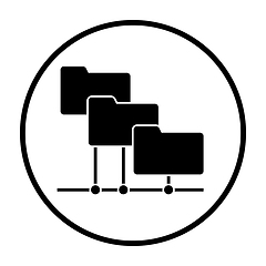 Image showing Folder Network Icon