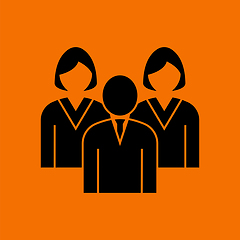 Image showing Corporate Team Icon