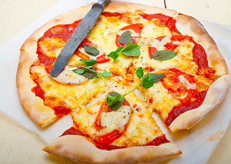 Image showing Italian pizza Margherita