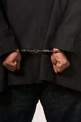 Image showing Man in handcuffs