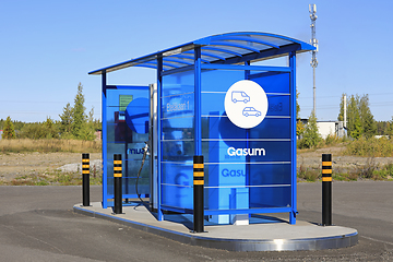 Image showing Gasum Biogas and Natural Gas Filling Station for Light-Duty Vehi