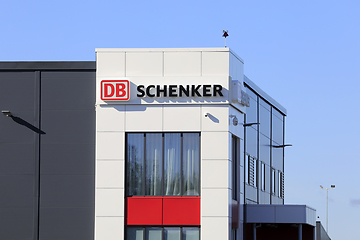 Image showing DB Schenker Logo at Lieto Terminal Finland