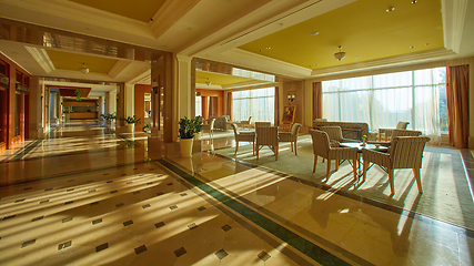 Image showing Hotel lobby interior