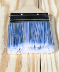 Image showing a blue brush