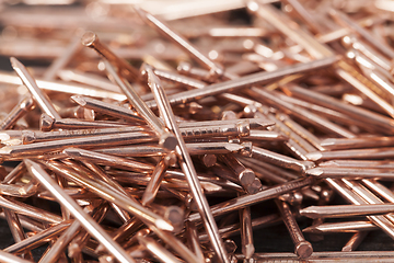Image showing copper finish nails