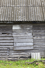 Image showing part of an old abandoned building