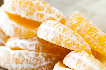 Image showing peeled orange mandarin