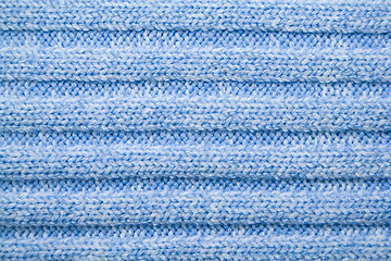 Image showing blue woolen pattern