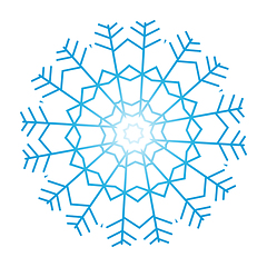 Image showing Snowflake ornate