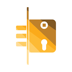 Image showing Door lock icon