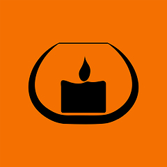 Image showing Candle In Glass Icon