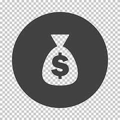 Image showing Money bag icon