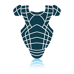 Image showing Baseball Chest Protector Icon