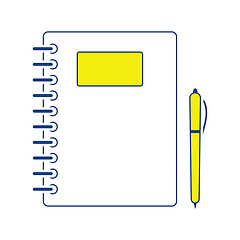 Image showing Icon of Exercise book