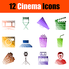 Image showing Cinema Icon Set