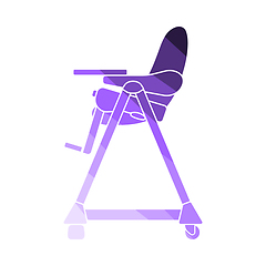 Image showing Baby High Chair Icon