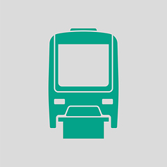 Image showing Monorail Icon Front View