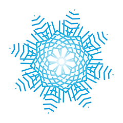 Image showing Snowflake ornate