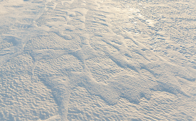 Image showing drifts of white snow