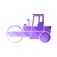 Image showing Icon Of Road Roller