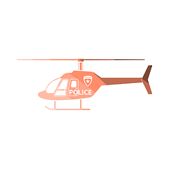 Image showing Police Helicopter Icon