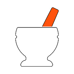 Image showing Mortar And Pestle Icon