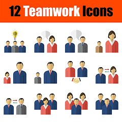 Image showing Teamwork Icon Set