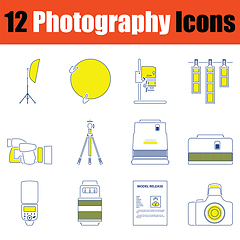 Image showing Photography icon set