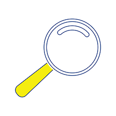 Image showing Icon of magnifier