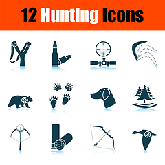 Image showing Hunting Icon Set
