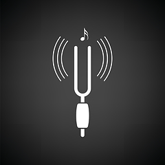 Image showing Tuning fork icon