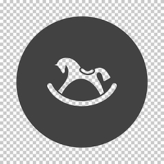 Image showing Rocking horse icon