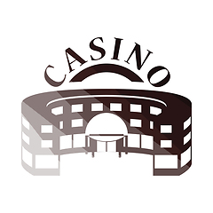 Image showing Casino building icon