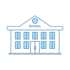 Image showing School Building Icon