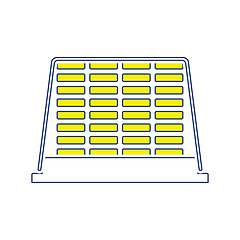 Image showing Icon of construction pallet 