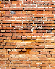 Image showing old brick wall