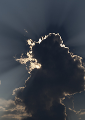 Image showing luminous clouds