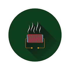 Image showing Electrical heater icon