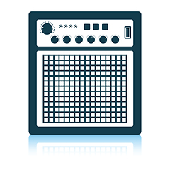 Image showing Audio monitor icon