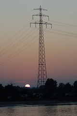 Image showing Power pole 