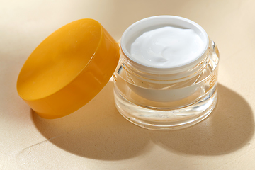 Image showing close up of moisturizer in jar