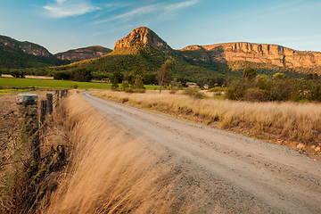 Image showing Dirt road in the Capertee Valley Australia